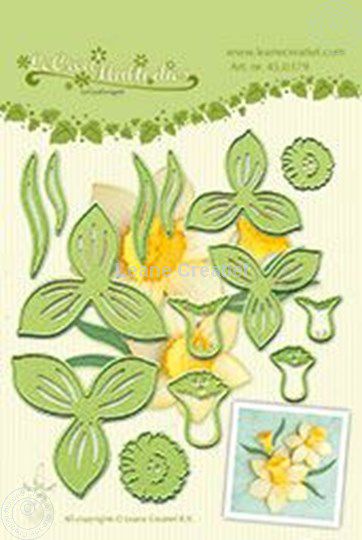 Wykrojnik Lea’bilitie® Flower Daffodil  007 / żonkil (kwiat i liski) - 1 szt