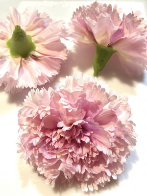 Kwiaty sztuczne -  GOŻDZIK śr.10 cm - Fioletowy- poliester - 1 szt