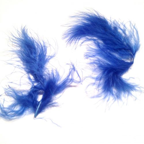 Feather 6 -12 cm royal blue - 1 szt