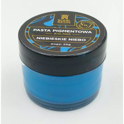 Pigment do żywic - NIEBIESKI - NIEBO  RAL 5015 - pasta 20 gram - 1 op