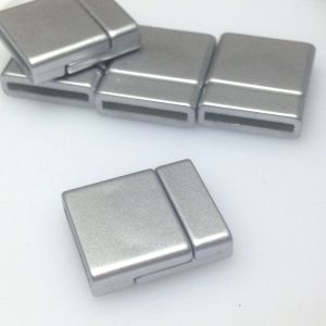 Zapięcie magnetyczne 15 mm (21x18) Hight Quality chrom-mat akryl/metal - 1 szt.