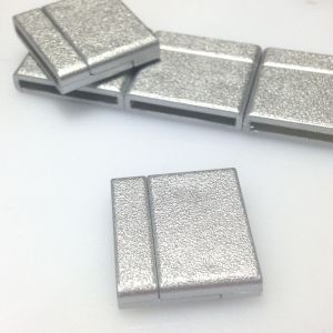 Zapięcie magnetyczne 20 mm (21x23) Hight Quality chrom-mat akryl/metal - 1 szt.