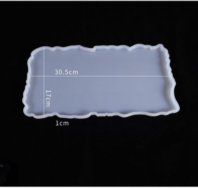 Forma silikonowa do żywicy - PATERA - TACA - 305x170x10 mm  - 1 szt