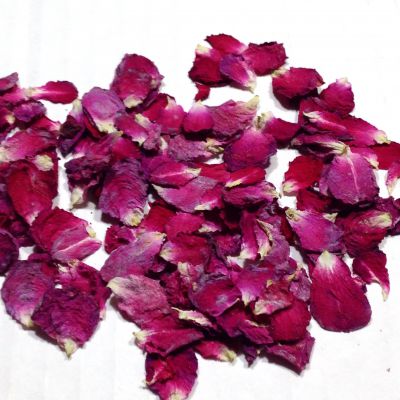 Róża płatki suszone 0,5-1x 0,8-1,5 cm -0,5 grama ( zdj 0,5 gram) czerony /różowy  - 1 op
