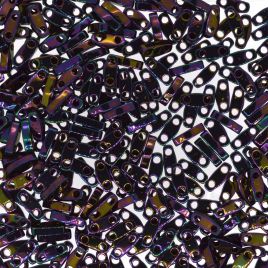 Miyuki  Quarter Tila Beads Miyuki  Metallic Purple Iris  QTL0401  - 5 gram