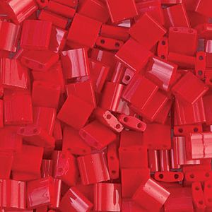 Miyuki Tila Beads Opaque Red TL408 - 5 gram