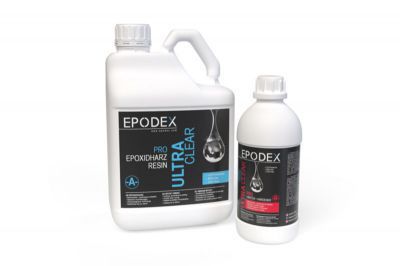 Żywica epoxydowa EPODEX PRO SYSTEM - przejrzystość kryształu  1,5 kg - 1 szt